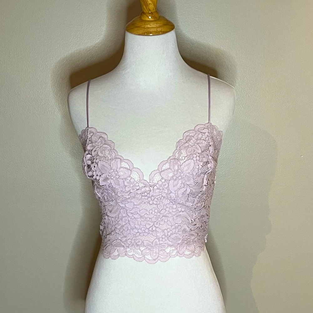 Express Lace Long Bralette